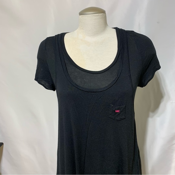 Black Cotton lightweight Summer dress Size S/M - Picture 6 of 6